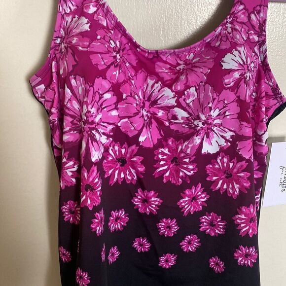NWT CHLORINE RESISTANT LYCRA XTRA LIFE CLASSIC TANKINI TOP SWIMSUITS FOR ALL- 8 - Picture 5 of 12